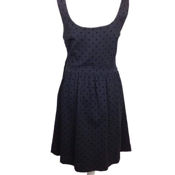 Madewell Dresses & Skirts - Madewell Black Polka Dot Sleeveless Dress Size M